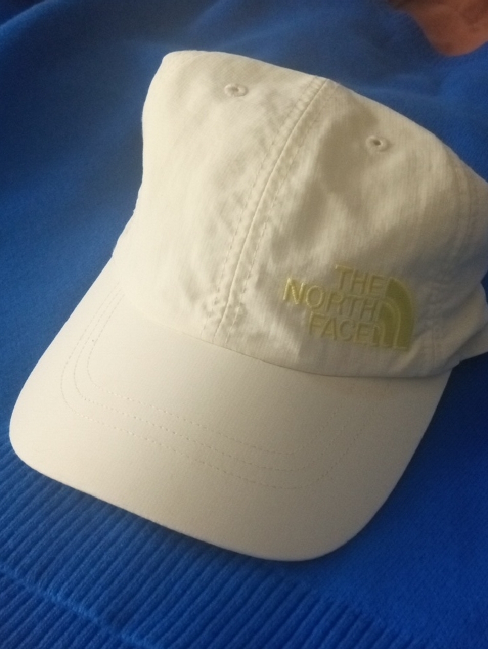 The North Face Lemon Yellow Baseball Cap with Logo